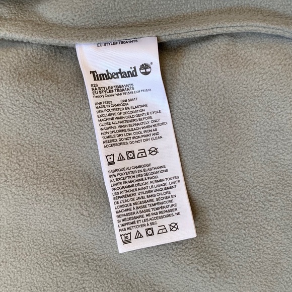 Timberland Navy Wind Resistant Hooded Jacket - Picture 7 of 7